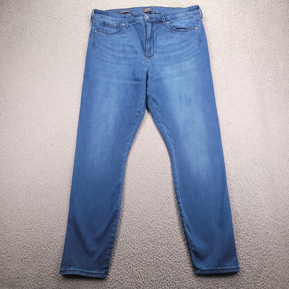 NYDJ Jeans Size 16 Le Silhouette AMI Skinny High Rise Amour Wash Denim